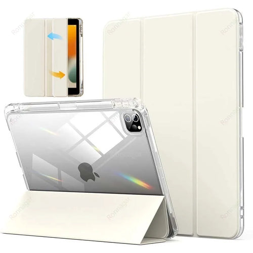 iPad Case with Pencil Holder – Smart Folio Cover