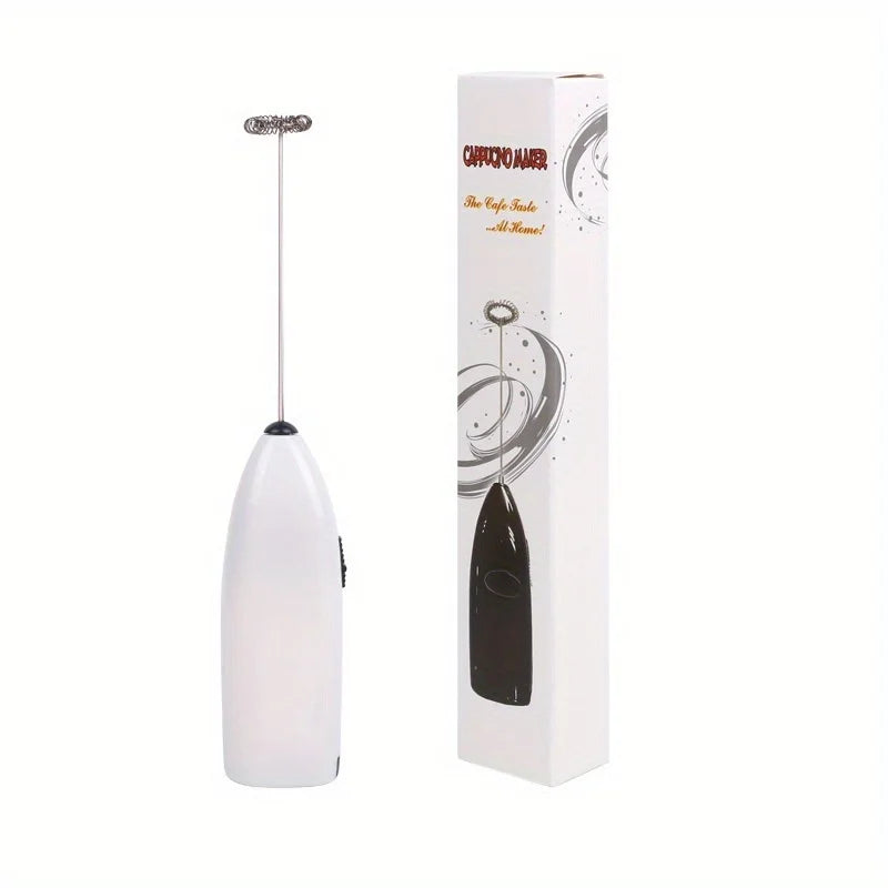 Handheld Electric Milk Frother – Mini Coffee Whisk & Egg Beater