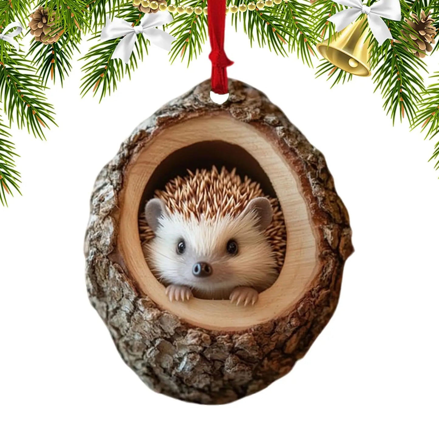 Christmas Animal Acrylic Ornament – Cute Tree Hanging Pendant
