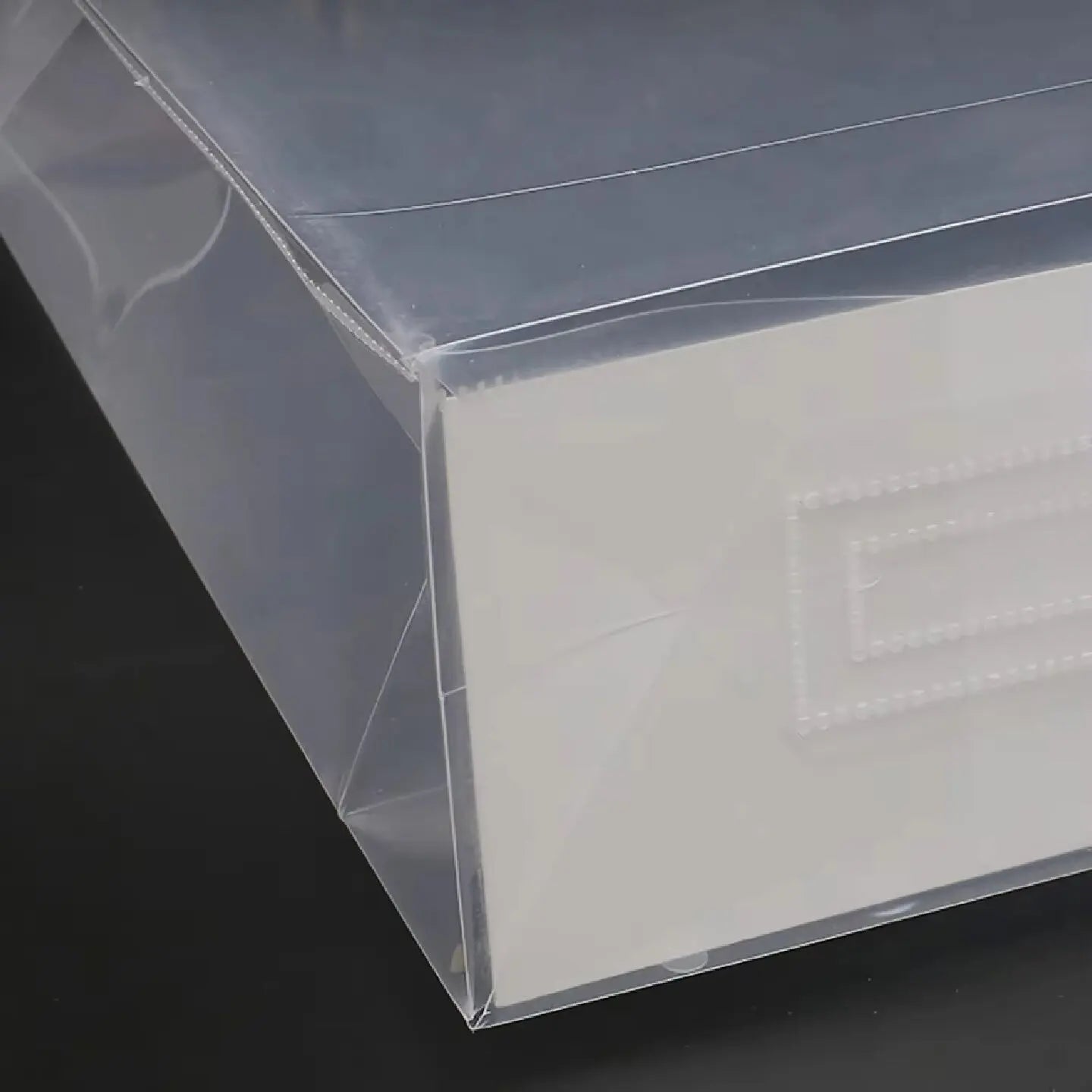 Frosted Transparent Plastic Gift Bags with Handles (10pcs)