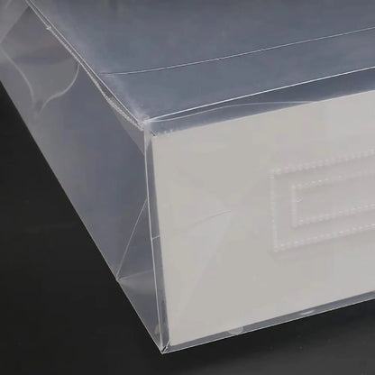 Frosted Transparent Plastic Gift Bags with Handles (10pcs)