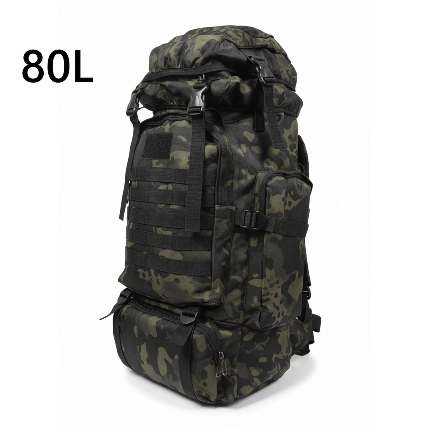 Large Tactical Hiking Backpack – 80L/100L Military Molle Bag for Camping & Travel