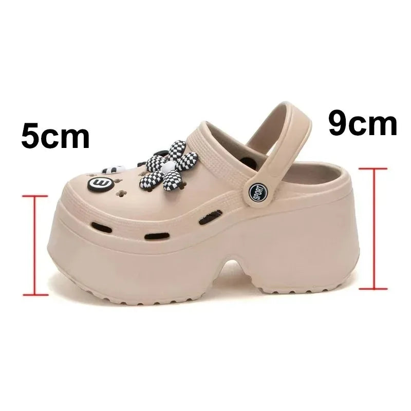 Women’s Chunky Platform Closed Toe Clog Sandals