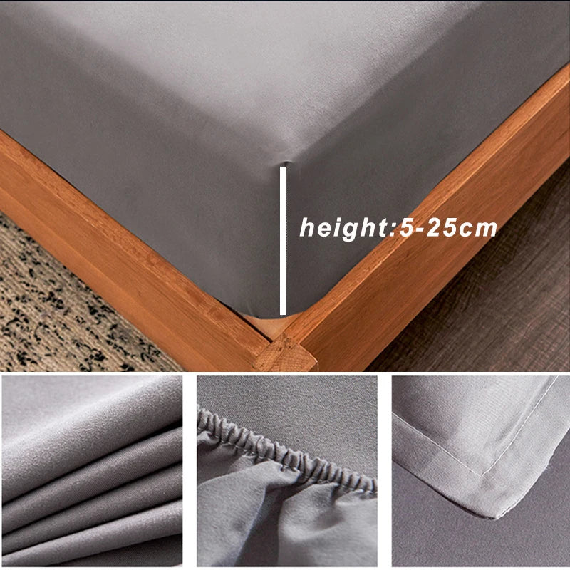 Fitted Sheet with Elastic Bands – Non-Slip Mattress Cover