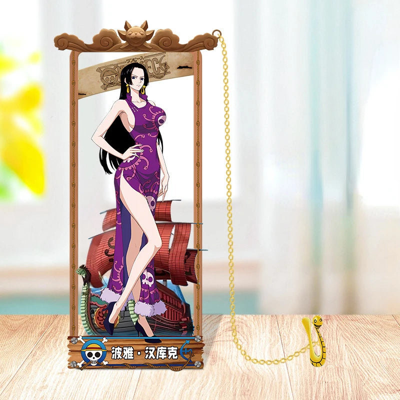 One Piece Cartoon Character Metal Bookmark
