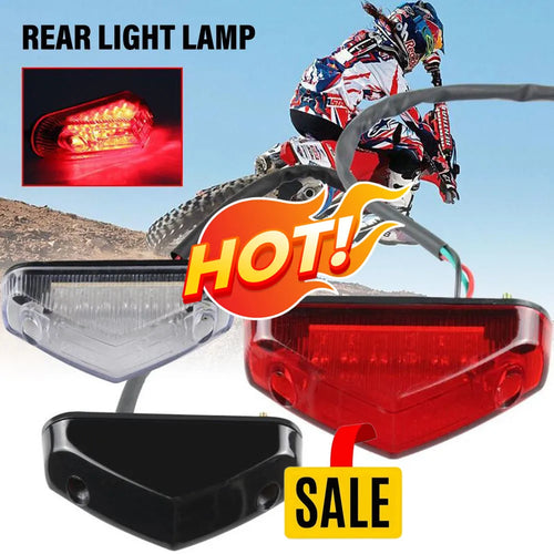 Motorcycle LED Tail Light – Universal Brake & License Plate Lamp 12V