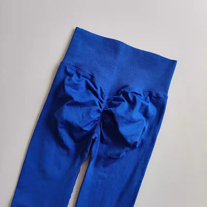 Seamless High Waist Yoga Leggings Women – Scrunch Butt Push Up Gym Pants