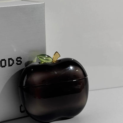 Apple Shape AirPods Case with Charm Lanyard – Drop-Proof TPU