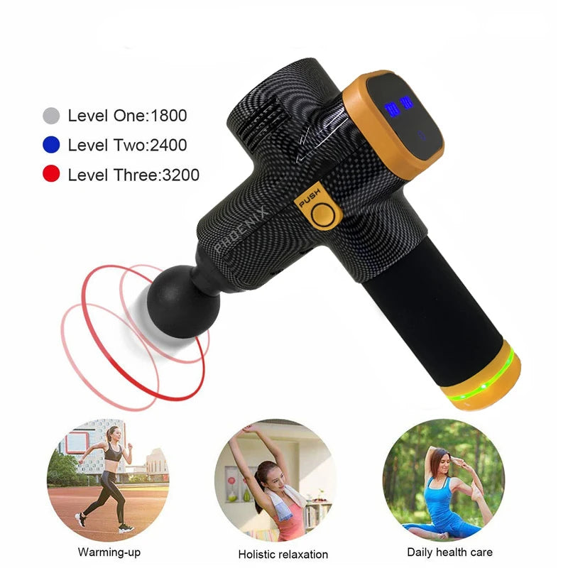 Phoenix A2 Massage Gun – Deep Tissue Muscle Relaxation Massager