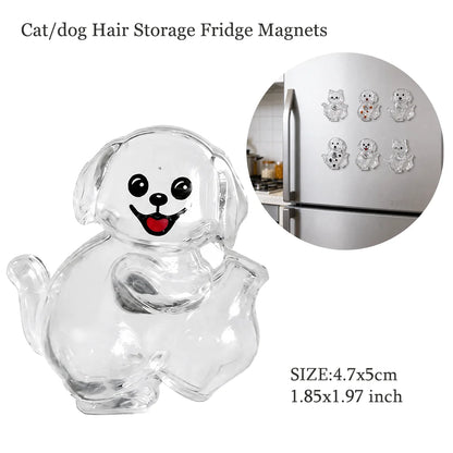 Pet Hair Memorial Keychain – Transparent Dog & Cat Pendant