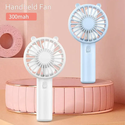 Handheld Mini Fan – USB Rechargeable Portable Cooling Fan