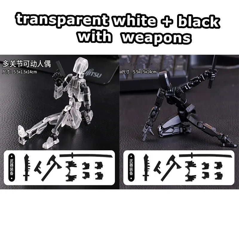 T13 Multi-Jointed Robot Dog Action Figure – Poseable Titan Mech Toy