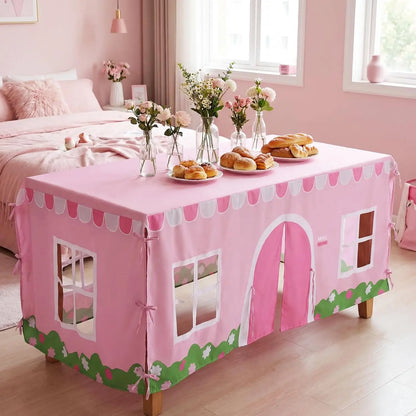 10FT x 7.5FT Kids Table Fort Playhouse Cover
