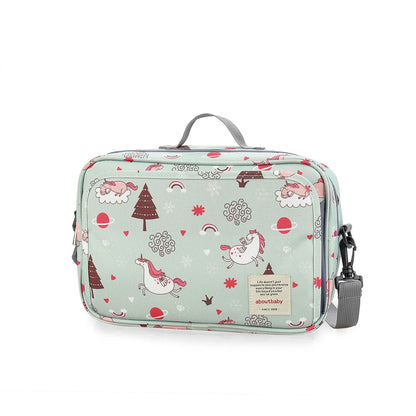 Waterproof Baby Diaper Bag – Printed Wet Dry Reusable Maternity Bag