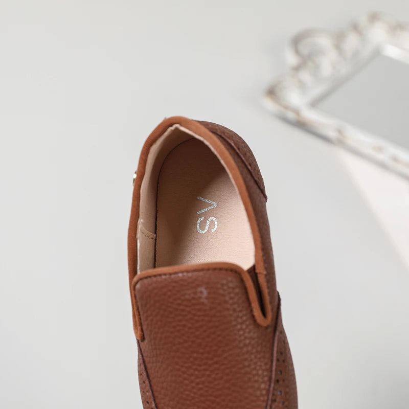 Girls T-Strap Mary Jane Flats – Kids PU Leather Dress Shoes
