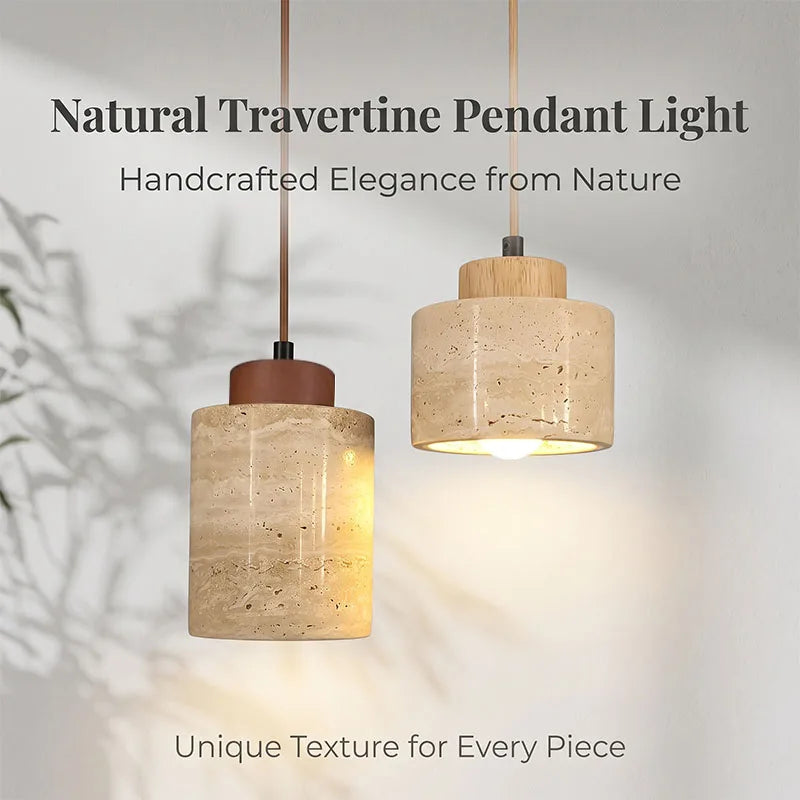 Wabi-Sabi Stone Pendant Light – Japanese Modern Chandelier