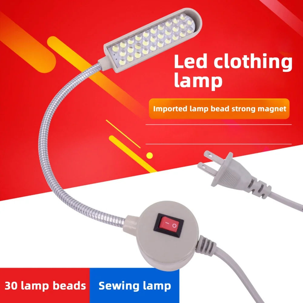 30 LED Sewing Machine Light – Flexible Gooseneck Work Lamp
