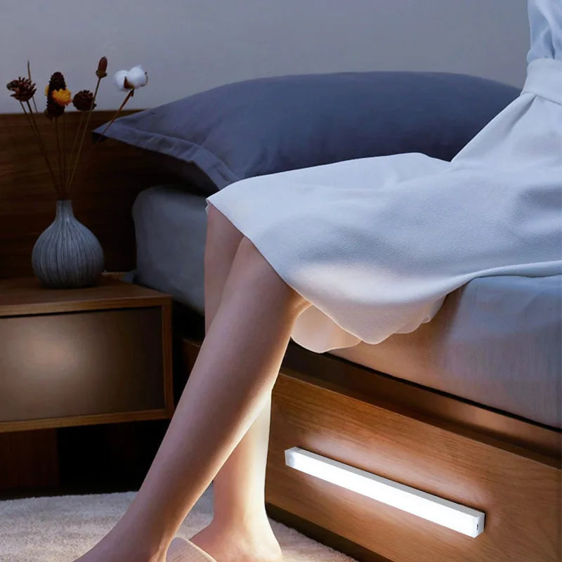 Motion Sensor LED Bar Light – USB-C Rechargeable Night Light