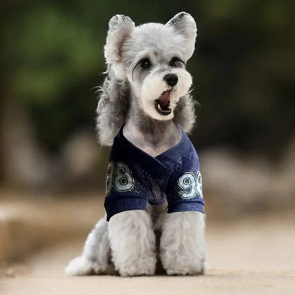 Mesh Breathable Dog Basketball Jersey Sport T-Shirt for Large & Small Dogs