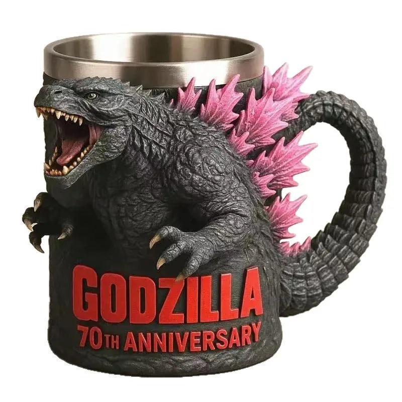 Godzilla 3D Mug – 70th Anniversary Collectible Water Cup