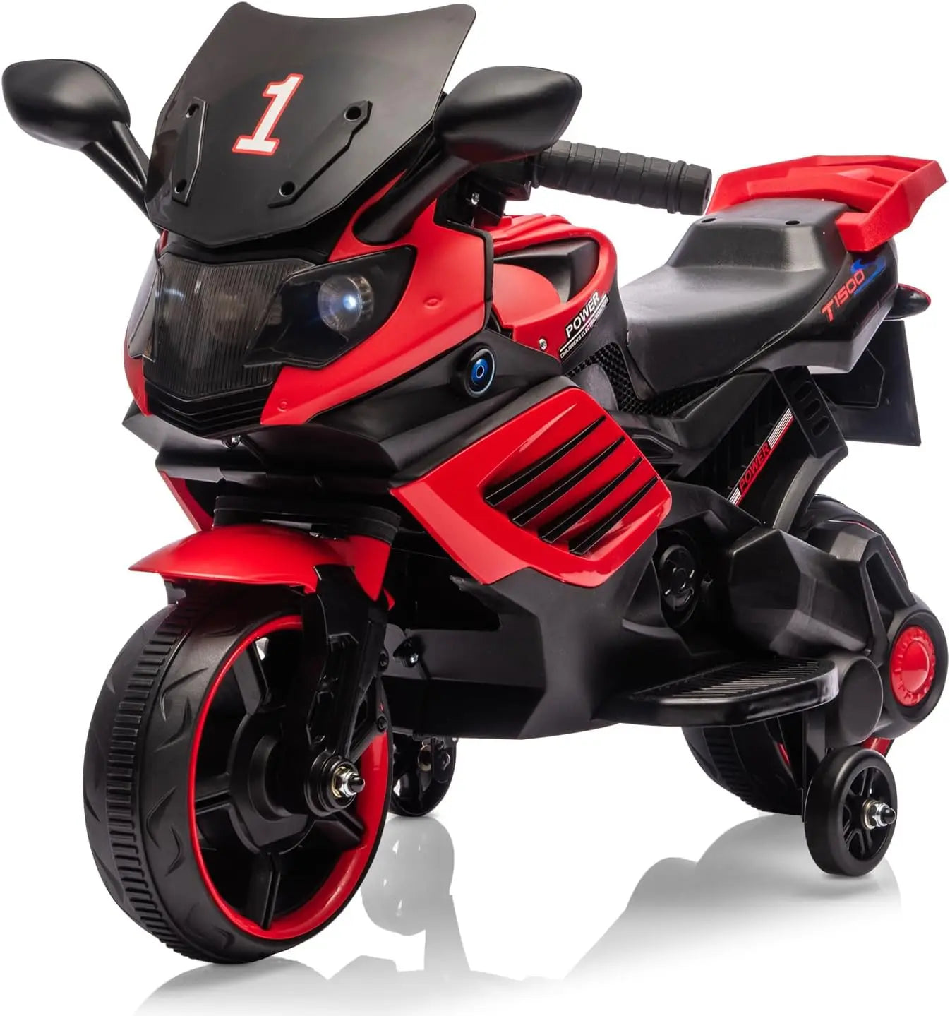 6V Kids Electric Ride On Motorcycle with Training Wheels