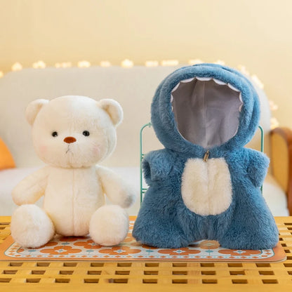 Kawaii Bear Plush Stuffed Toy in Costume – Soft Teddy Doll