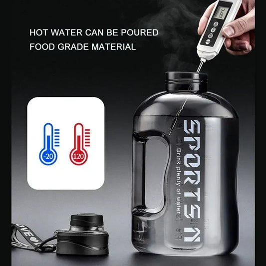 1.7L 2.7L Large Capacity Sports Water Bottle
