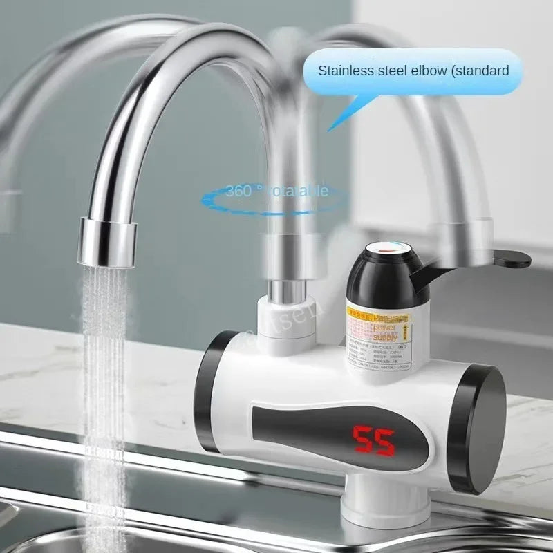 Instant Hot Water Faucet 3000W Tankless Electric Kitchen Tap