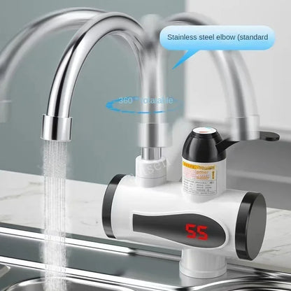 Instant Hot Water Faucet 3000W Tankless Electric Kitchen Tap