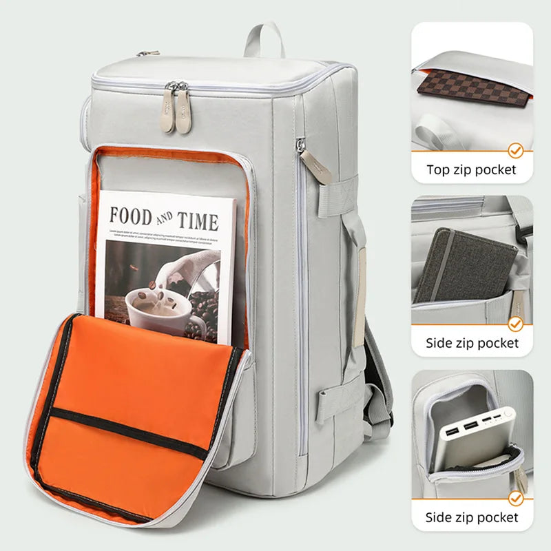 Large Capacity Gym & Travel Backpack – Wet Dry Separation Sports Bag