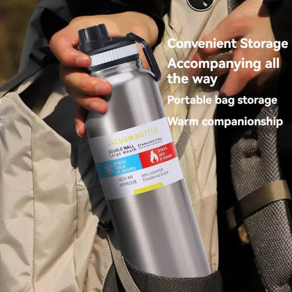 Stainless Steel Insulated Water Bottle – 20oz, 27oz & 34oz