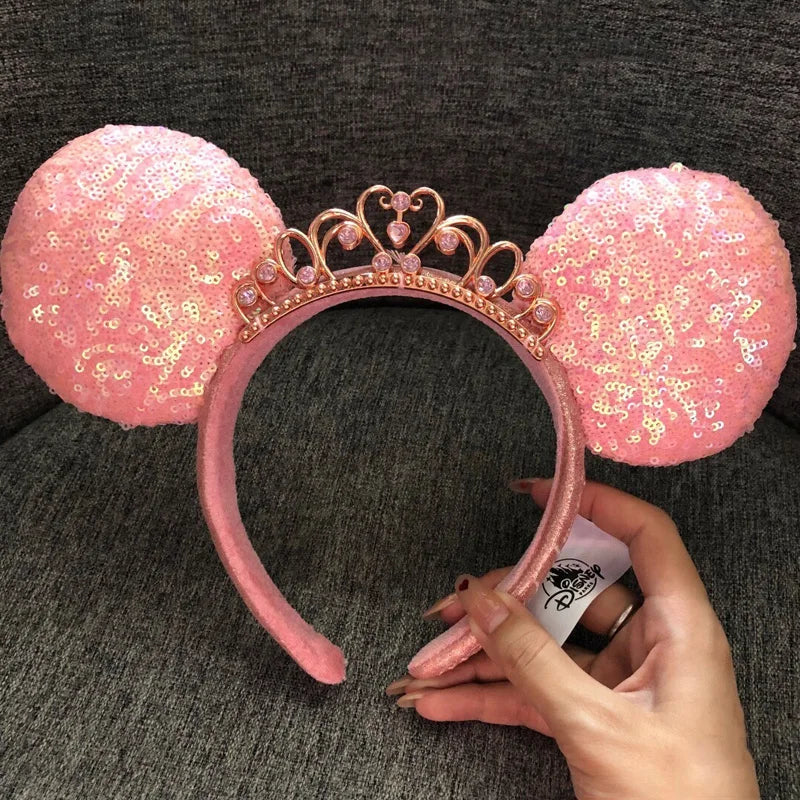 Disney Minnie Mouse Ears Headband – Plush Bow for Adults & Kids
