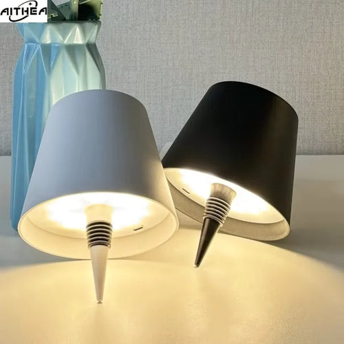 Wireless LED Table Lamp – Rechargeable Touch Dimmer for Bar, Cafe & Home