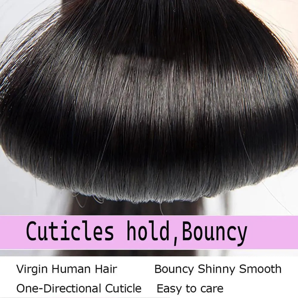 Brazilian Straight Human Hair Bundles – Remy Virgin