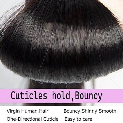 Brazilian Straight Human Hair Bundles – Remy Virgin