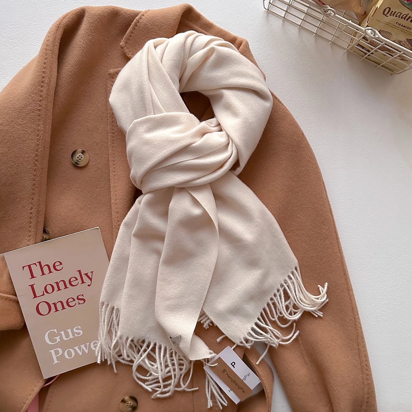 Cashmere Winter Scarf for Women – Warm Long Pashmina Shawl