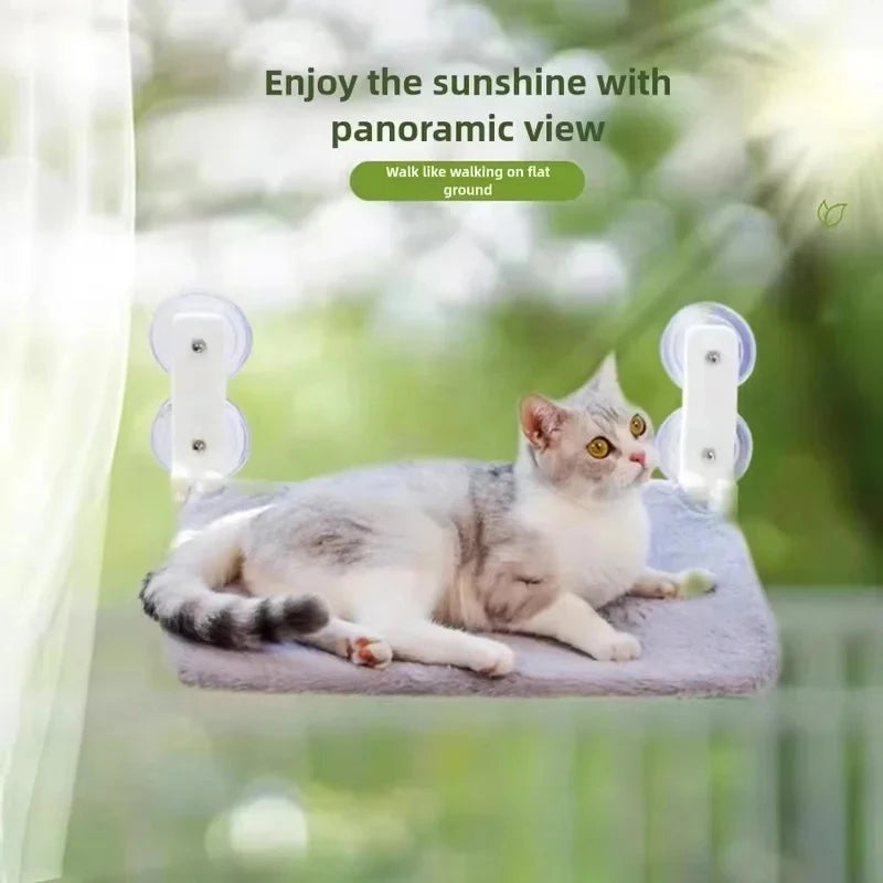 Cat Window Hammock – Suction Cup Hanging Bed, Removable & Washable