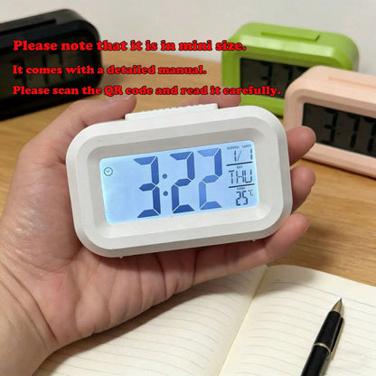 Smart Digital Alarm Clock – Glow-in-the-Dark LED Bedside Clock