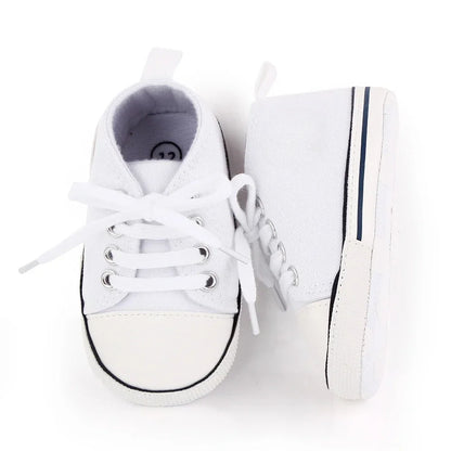 Baby Canvas Sneakers – Soft Sole First Walkers for Boys & Girls