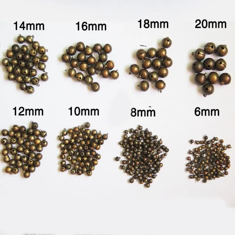 Bronze Metal Jingle Bells for DIY Crafts & Christmas Decor