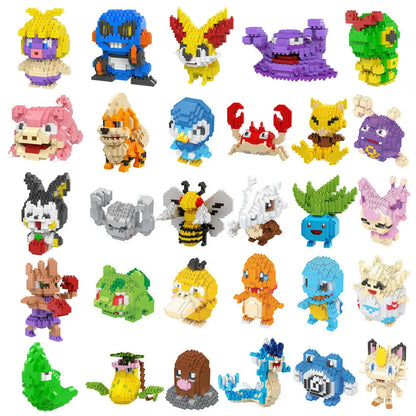 Pokemon Mini Building Blocks – Pikachu, Charizard, Eevee & More