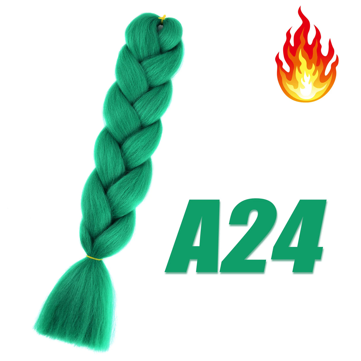 Pre-Stretched Kanekalon Jumbo Braiding Hair Extensions 24"
