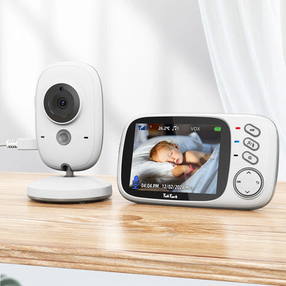 TakTark Wireless Video Baby Monitor – 3.2" Screen, Night Vision & Two-Way Talk