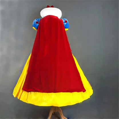 Snow White Princess Costume for Women – Halloween Cosplay Dress