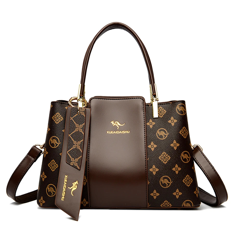 Women's Designer Handbag – Large Capacity Leather Shoulder Bag