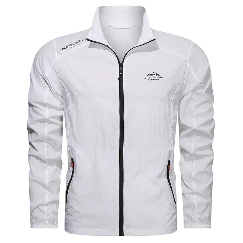 Men's UPF 100+ UV Protection Windbreaker Jacket – Ultra-Light