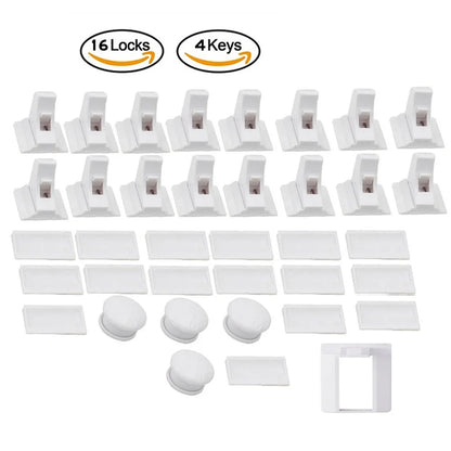Magnetic Baby Safety Locks for Cabinets & Drawers
