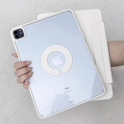 Magnetic Detachable iPad Case with Clear Back – iPad Pro, Air & More