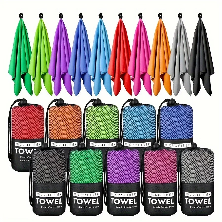 Quick-Dry Sports Towel – Swimming, Gym & Camping