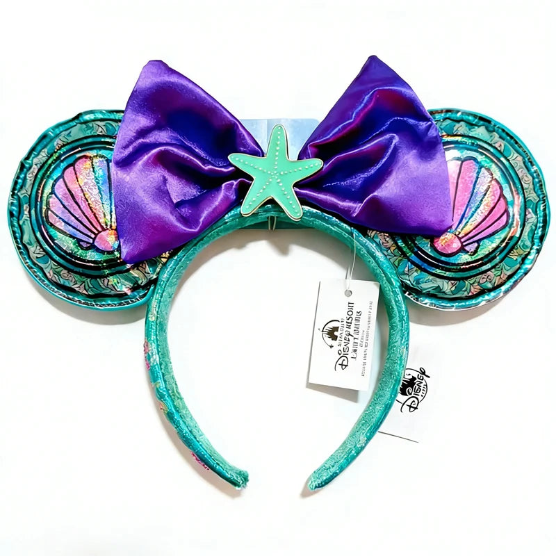 Disney Minnie Mouse Ears Headband – Plush Bow for Adults & Kids